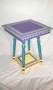 End table worlds away table base color: Side Table Hand Painted Furniture Made To Order 150 00 Via Etsy Painted Furniture Whimsical Furniture Kids Furniture Design