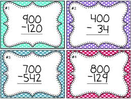 Subtracting Across Zeroes Scoot by Erin Stephan Snazzy in Second
