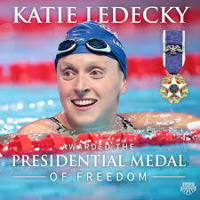 An incredible honor for an incredible person 🙌 Katie Ledecky has been  awarded a Presidential Medal of Freedom, the nation's highest civilian  honor.