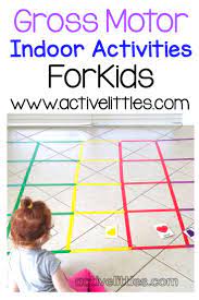 One year olds and two year olds are ready for fun simple activities using their whole body. Fun Gross Motor Indoor Activities For Kids Active Littles