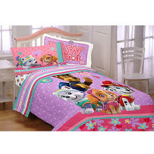 Kids can cuddle up with all of their favorite characters including marshall, chase, skye, rubble, zuma and rocky as they sleep in. Paw Patrol Pals Comforter Set In Pink Bed Bath Beyond
