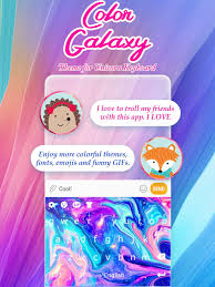 Como sempre, este ar emoji especial imitará seus próprios movimentos, para que você possa . Color Galaxy Emoji Keyboard Theme For Android Apk Download