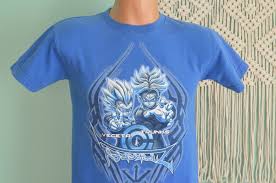 Vintage Y2K T-shirt Dragon Ball Z Vegeta Trunks Cell Saga - Etsy