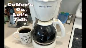 Be certain carafe lid is securely in place during brew cycle and important safeguards when pouring coffee, do not use force when placing lid on carafe. Review Of Proctor Silex 12 Cup Coffee Maker Model 49319 Youtube