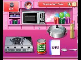 Adonan hanya terdiri dari tepung terigu, air. Permainan Memasak Pizza Permainan Kelas Memasak Sara Valentine Pizza Youtube