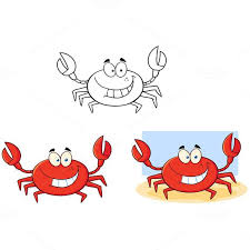 Crab Cartoon Character Collection Crab Cartoon Fish Cartoon Drawing Cute Cartoon Drawings