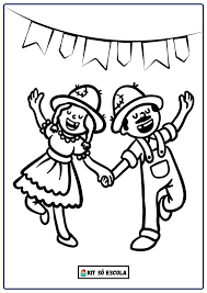 junina party coloring page early childhood education