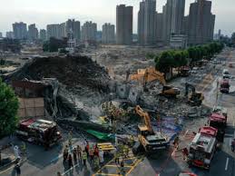 The reason for the building's collapse is unknown. Building Collapse In South Korea Kills 9 Injures 8 Times Of India