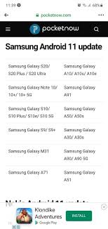 Here's how to download android 11. Android 11 Update Confirmed Devices Samsung Members