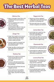 The 9 Best Herbal Teas You Should Try Today Best Herbal Tea Herbal Tea Benefits Tea Infographic