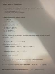 19 ounces = 1.188 (1 1 / 4). Ma 114 Homework Assignment 2 Using Unit Ratios Or Chegg Com