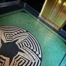 Terrazzo Floor Inside Hoover Dam Terrazzo Terrazzo Flooring Terrazzo Wall Medallion