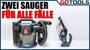 Besonders bekannt und weit verbreitet sind die kleinen akku handstaubsauger, mit. Bosch 18 Volt Akku Staubsauger Gas 18v 10l Und Gas 18v 1 Vorgestellt Und In Aktion Youtube
