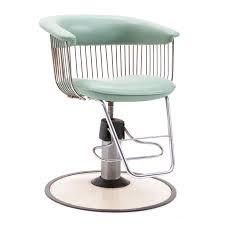 Mint And Silver Wire Salon Chair Salon Chairs Hair Salon Chairs Salon Furniture