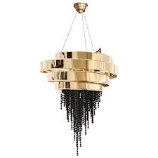 Check spelling or type a new query. Guggenheim Chandelier With Gold Plated Brass And Black Swarovski Crystals For Sale At 1stdibs