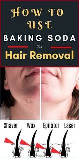 Use Baking Soda For Hair Removal In 2020 Baking Soda For Hair Facial Hair Removal Facial Hair Growth