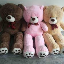 Lotfancy 5 foot giant teddy bear stuffed animal plush, cuddly big teddy bear, large stuffed teddy bear plush toy with big footprint, gifts for girls girlfriend wife, 5.3 feet. Pemborong Teddy Bear Besar Home Facebook