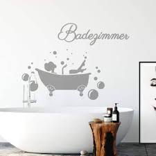 Ob seifenblasen, geschwungene wellen oder fantasievolle strukturen, ein schönes ornament ist immer eine gute wahl. Wandtattoo Furs Bad Online Kaufen Wall Art De