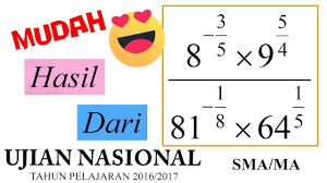 Check spelling or type a new query. Sederhanakan Pangkat Pecahan Negatif Positif Pembahasan Un Matematika Sma 2017 Jurusan Ipa No 1 Youtube
