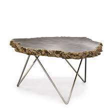 The ivory coast coffee table, limited edition by grzegorz majka edition 1 of 8 dimensions: Artistic Live Edge Natural Stone Coffee Table Ideas With Stainless Steel Hairpin Legs As Well As Glass Coff Coffee Table Stone Coffee Table Coffee Table Design