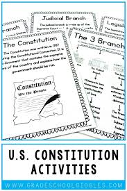 Constitution Activities For Kids In 2020 Third Grade Activities Constitution For Kids Social Studies Elementary