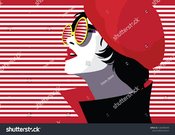 Fashion Woman In Style Pop Art Vector Illustration Sponsored Affiliate Style Woman Fashion Pop Pop Art Vector Illustration Illustration