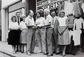 John Shanks with some of the young...