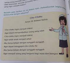 Maybe you would like to learn more about one of these? Contoh Syair Tentang Cita Cita Cikimm Com