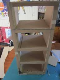 Creation En Carton Recycle En Utilisant La Technique Du Boitage Meuble En Carton Meuble Mobilier De Salon