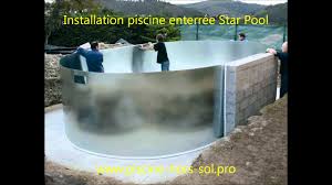 Montage Piscine Enterree Star Pool Gre Youtube