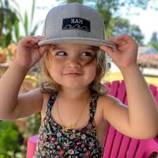 Gorra Snapback con nombre personalizado y diseño de ondas para bebés, niños  pequeños y adultos