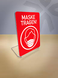 Gestalte mit diesen vorlagen kostenlos ein hinweisschild zum tragen eines mundschutzes. Corona Hinweisschilder Aufsteller Cutcut Osterreich