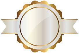 White Label With Gold Png Clipart Image Clip Art Logo Design Free Templates Certificate Design Template