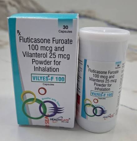 Vilanterol 25 mcg Fluticasone Furoate 100 mcg at ₹ 459/pack | DRY POWDER INHALER in Panchkula | ID: 2856215822655