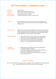 6 Free Job Description Templates Download Start Hiring