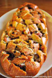 Stuffed Italian Bread Recipe With Pizza Toppings Recipe Italian Bread Italian Bread Recipes Italian Pizza Recipe