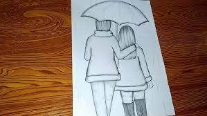 Easy Pencil Sketch Of A Cute Couple Youtube Use them in commercial designs under lifetime, perpetual & worldwide rights.
