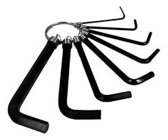 Juego de llaves Allen de 8 piezas, 5nr Excellent