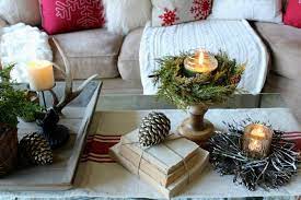 Christmas table centerpiece, mantel decor long, holiday red berries, red christmas balls, lambs ear, eucalyptus, coffee table centerpiece. How To Create A Gorgeous Holiday Coffee Table The Design Twins