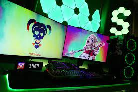 it doesn t matter who hurt you or broke you down what matters is who made you smile again harley game room gamer setup gaming room setup