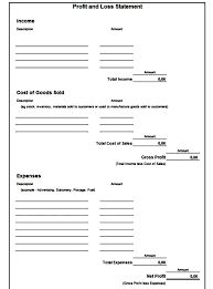 Printable Profit And Loss Statement Template Profit And Loss Statement Statement Template Income Statement