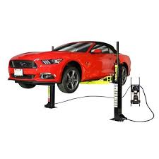 The sling hooks onto the lift with secure clips. Maxjax M6k Portable Two Post Garage Lift Portable Car Lift Lifted Trucks Car Lifts