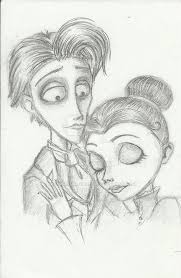Victor And Victoria By Dreamwithintheheart On Deviantart Tim Burton Drawings Tim Burton Art Corpse Bride Art