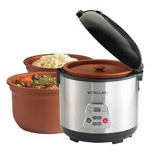 Use baking soda instead as a scouring and degreasing agent. Vitaclay 2 In 1 Clay Pot Rice Cooker Pressure Cooker Vitaclay Chef