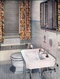 This bathroom is another armstrong linoleum ad from 1937. 36 Vintage 1950s Bathroom Tile Design Ideas Click Americana