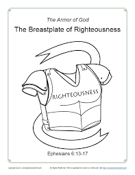 Use this printable coloring page to help children understand the basic truth that the lord provides the armor. Breastplate Of Righteousness Coloring Page Armor Of God For Kids In 2020 Armor Of God Bible Lessons For Kids Bible Crafts For Kids