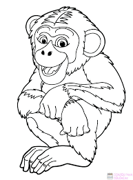 Dibujo Mono Para Colorear