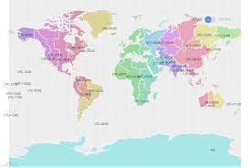 Coordinated universal time or utc is the primary time standard by which the world regulates clocks and time. World Time Zone Map Amcharts