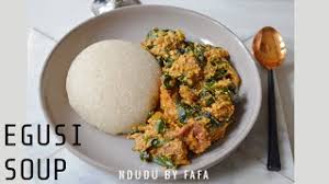 To make garri, you simply have to boil water and add the. The Tastiest Egusi Soup With Eba Recipe Nigeria Ndudu By Fafa Youtube