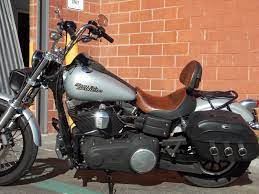 Low Profile Seat Dyna Wide Glide Leather Seat Dyna